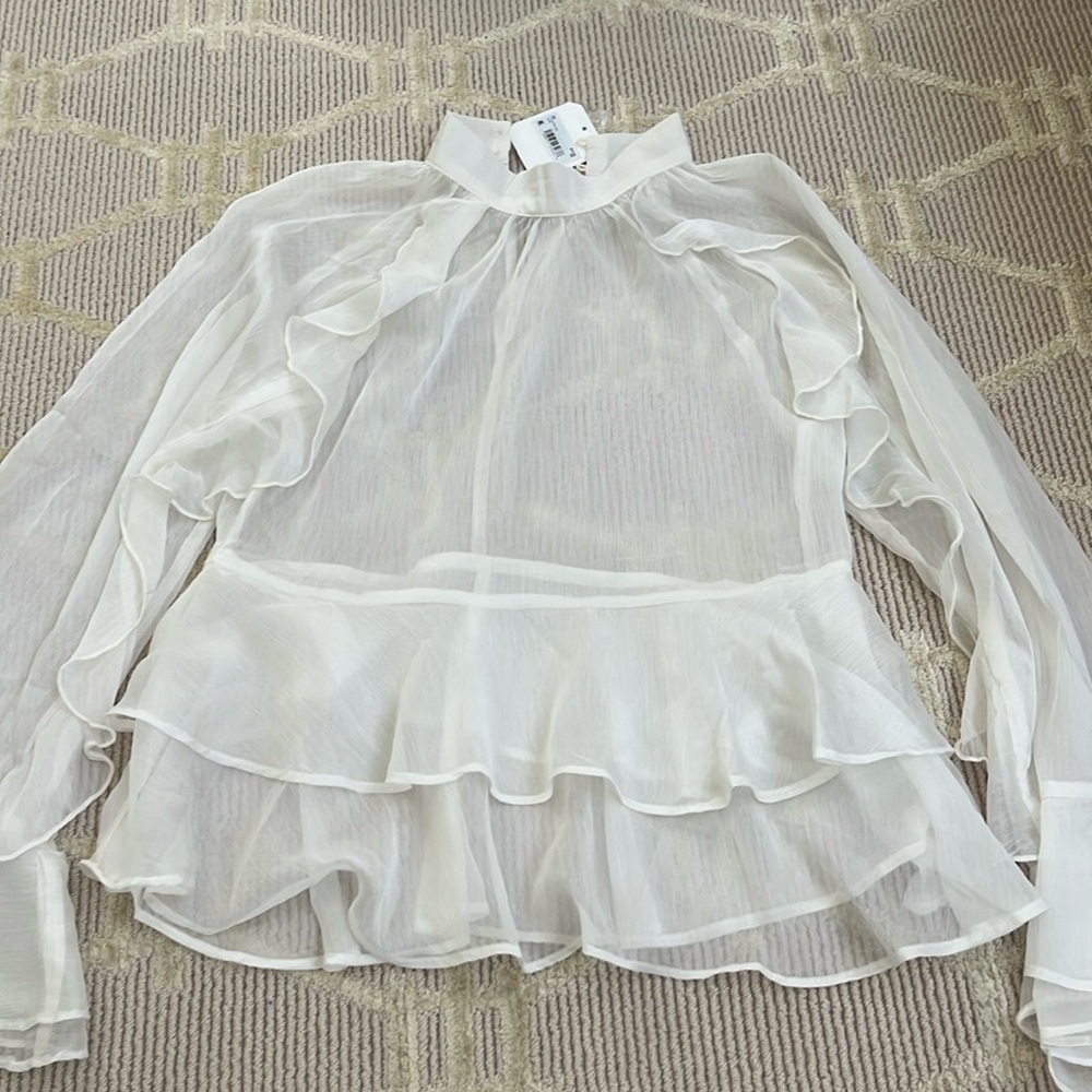 Altered state sheer blouse new with tags xs